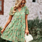 Floral V-neck Dress-6 Colors