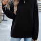 Crew Neck Textured Cozy Sweater