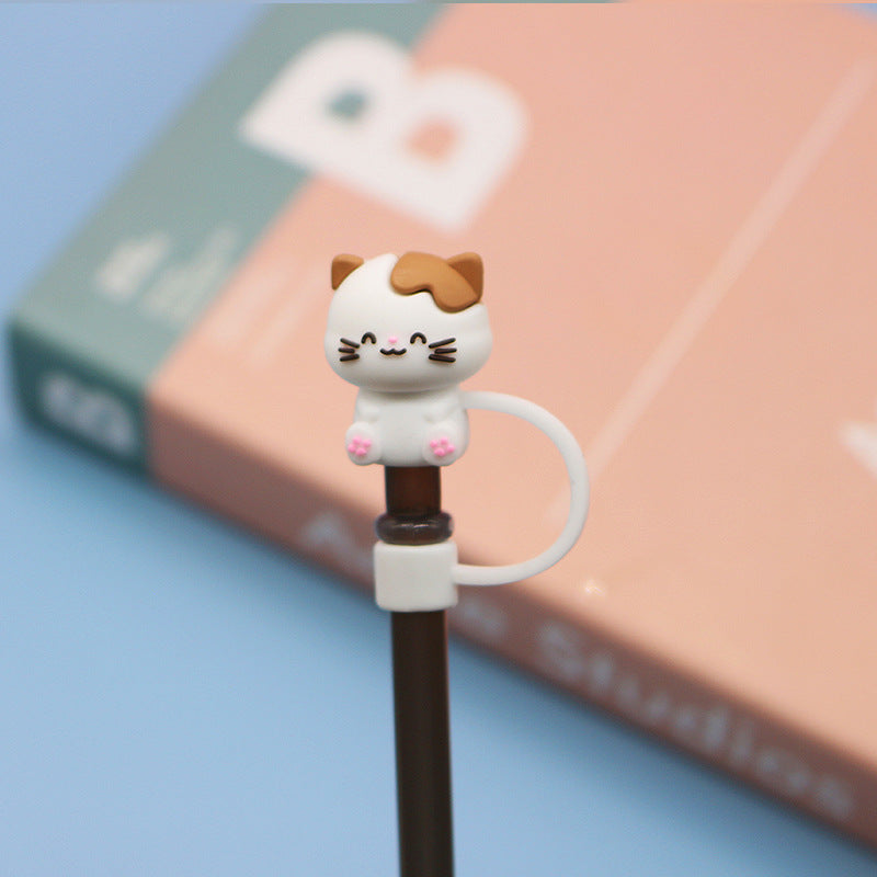 Cartoon Silicone Straw Cover(moq:2)