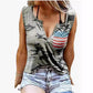 Western V-neck Tank Top