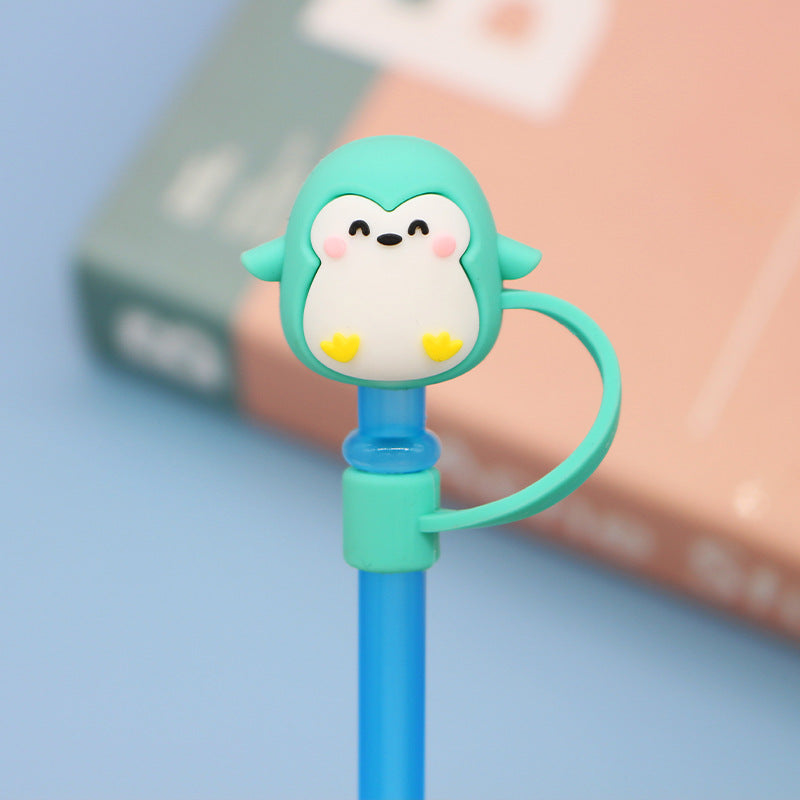 Cartoon Silicone Straw Cover(moq:2)