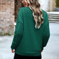 Crew Neck Textured Cozy Sweater