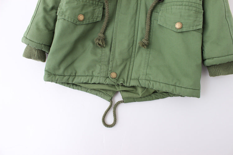 Kids Fleece Hooded Jacket