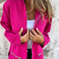 Casual Zip Up Hooded Coat