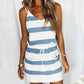 Suspender Stripe Pocket Dress