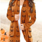 Halloween Print Cardigan