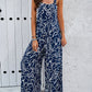 Abstract Wide Leg Jumpsuit