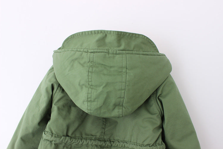 Kids Fleece Hooded Jacket