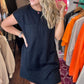 Textured Crew Neck Pocket Dress-8 Colors