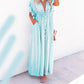 Solid Beach Cover-up Maxi Dress