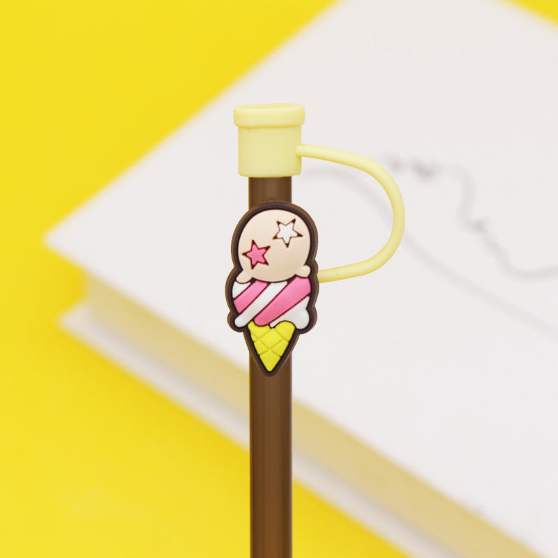 Cartoon Silicone Straw Cover(moq:2)