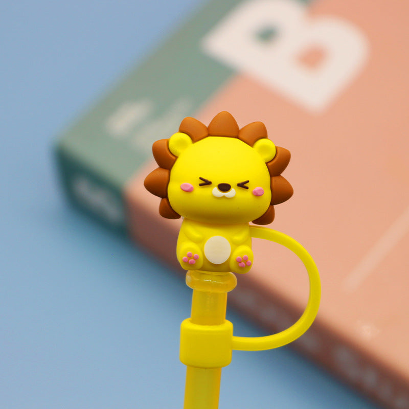 Cartoon Silicone Straw Cover(moq:2)