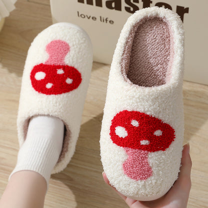 Mushroom Cutton Slippers