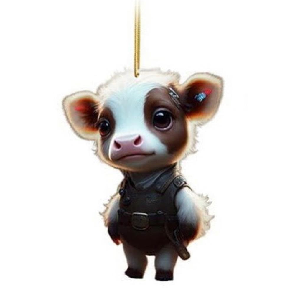 Cute Cartoon Cow Pendant Decoration(moq:2)