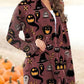 Halloween Print Cardigan