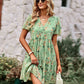 Floral V-neck Dress-6 Colors