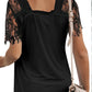 V-neck Lace Sleeve Top