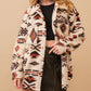 Aztec Print Sherpa Jacket