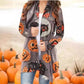 Halloween Print Cardigan