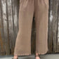 Cotton&Linen Pocket Wide Leg Pants