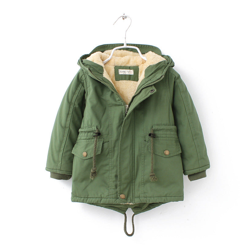 Kids Fleece Hooded Jacket