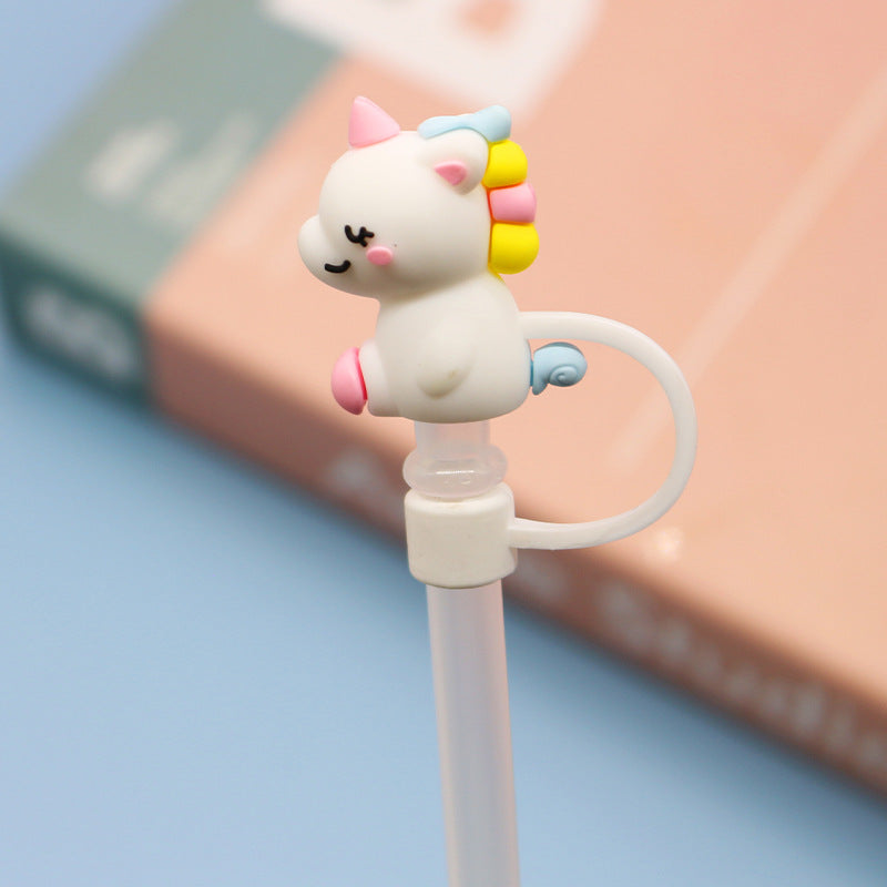 Cartoon Silicone Straw Cover(moq:2)