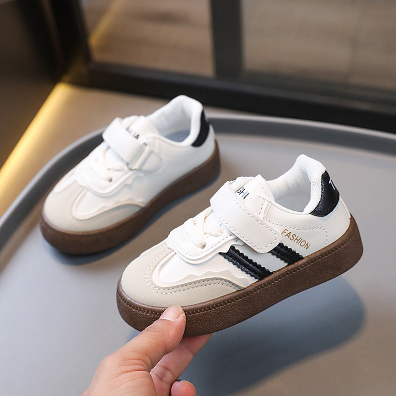 Kid-Stripe Sneaker