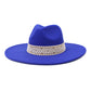 Flat Brim Straight Brim Jazz Hat