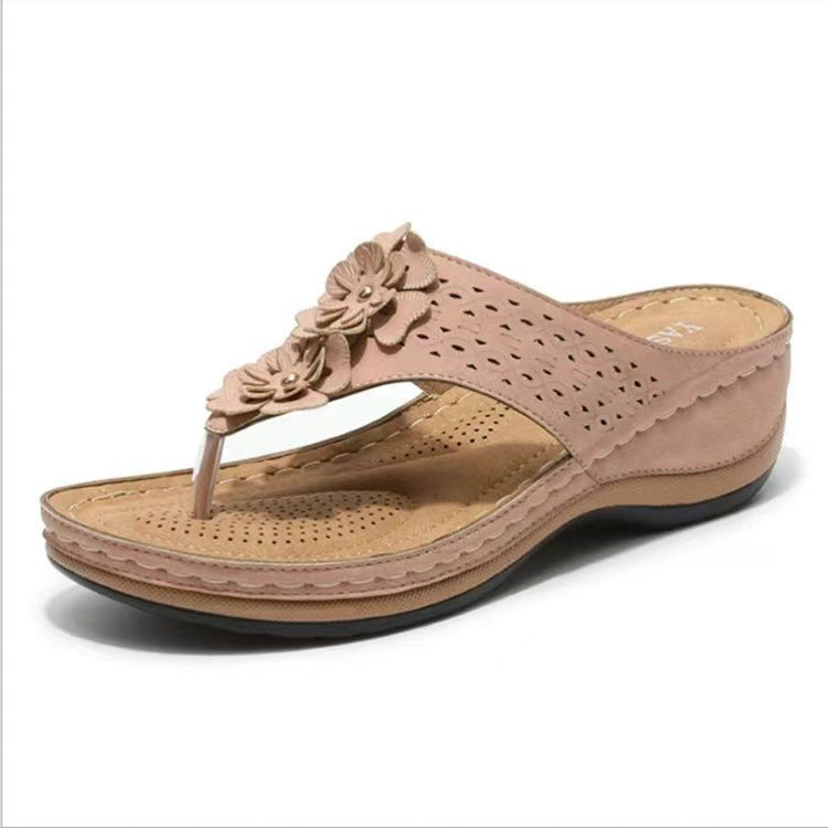 Women's Thong Wedge Heel Sandals