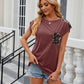 Leopard Print Pocket T-shirt