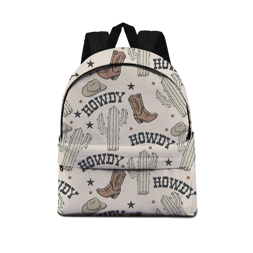 Printed Backpack