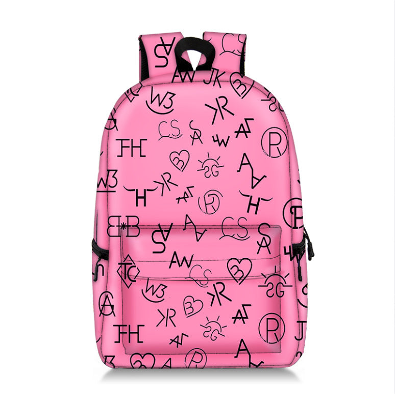 Printed Backpack