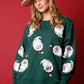 Christmas Sequin Santa Top