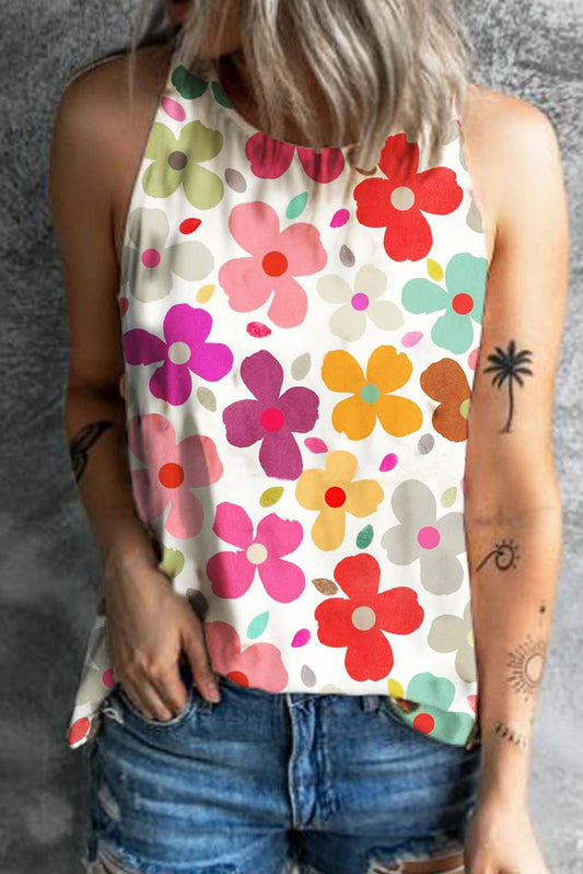 Floral Print Tank Top