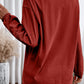 Ribbed Corded Oversized Sweatshirt