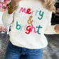 Christmas Glitter Yarn Sweater