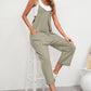 Pocketed Adjustable Shoulder Strap Jumpsuit