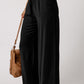 Drawstring Elastic Waist Wide Leg Pants