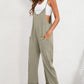 Pocketed Adjustable Shoulder Strap Jumpsuit