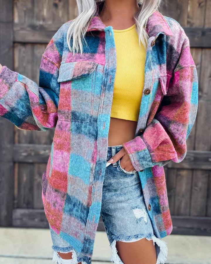 Colorful Plaid Jacket