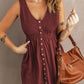 Waist Sleeveless Dress