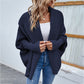 Knitted Sweater Dolman Sleeve Cardigan