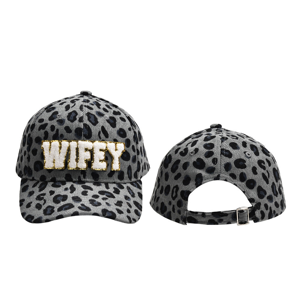 Pre-order WIFEY Towel Embroidered Corduroy Baseball Cap