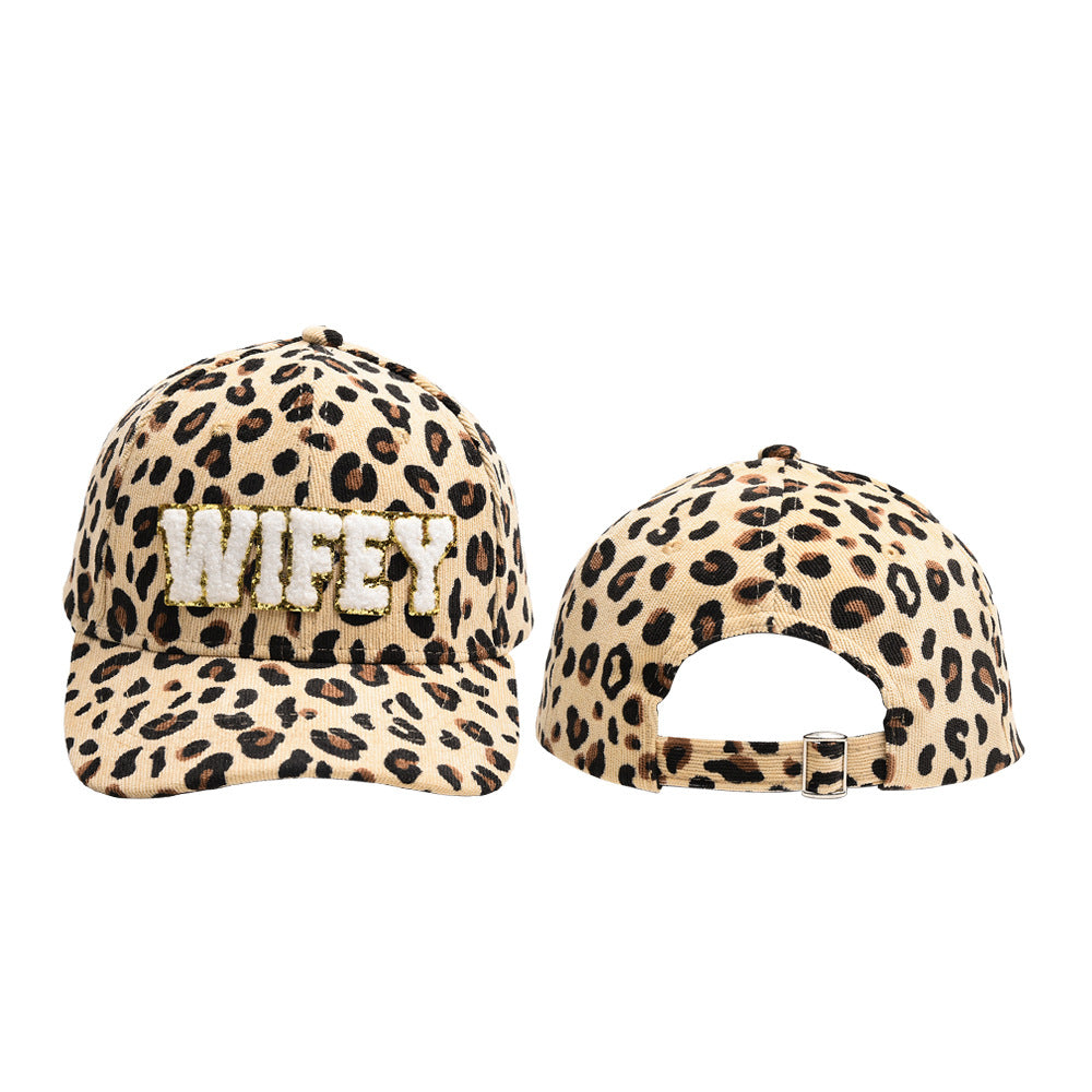 Pre-order WIFEY Towel Embroidered Corduroy Baseball Cap