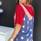 Stars&Stripes Drawstring Hooded Tee