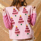 Christmas Sequin Sleeve Sweatshirt