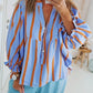 Stripe Button up Loose Shirt