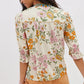 Boho Half Sleeve Floral Print Blouse