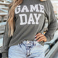 GAME DAY Graphic Crewneck Top