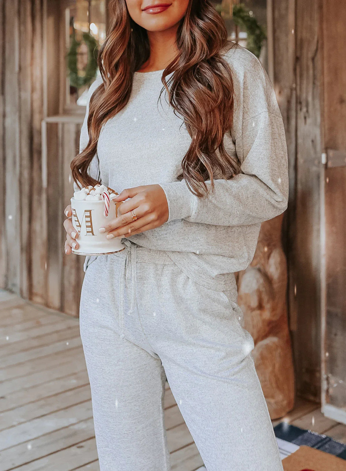 Pullover & Jogger Pants Loungewear Set